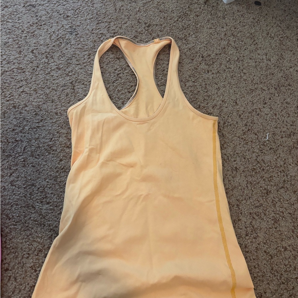 Lululemon Bright Yellow Athletic Tank